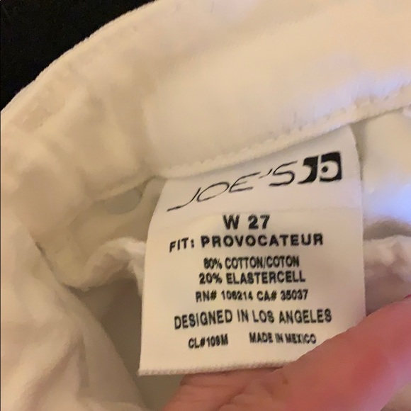 Joe’s white jeans sz 27 - Picture 3 of 3